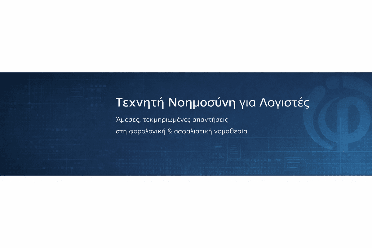 AI Εργαλείο για Φορολογική Τεκμηρίωση Λογιστών: Πώς να γλιτώσετε ώρες αναζήτησης