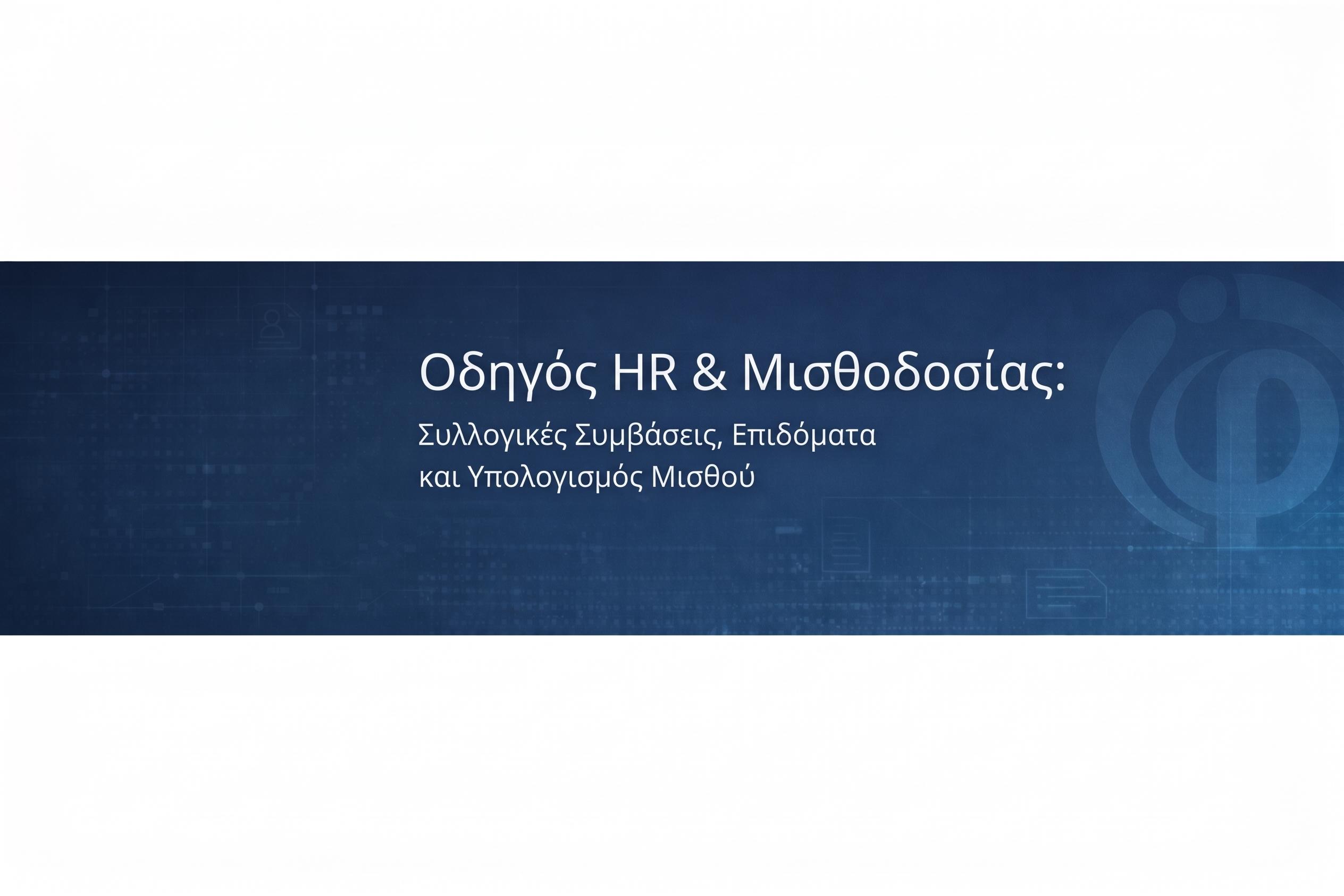 Οδηγός HR & Μισθοδοσίας: Συλλογικές Συμβάσεις, Επιδόματα και Υπολογισμός Μισθού